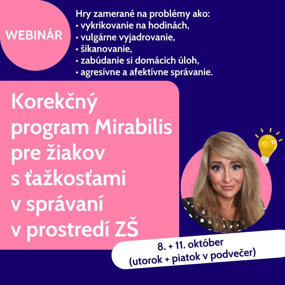 WEBINR_ Korekn program Mirabilis pre iakov s akosami v sprvan v Z