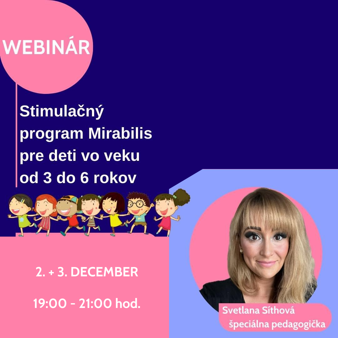 WEBINR_ Stimulan program Mirabilis pre deti vo veku od 3 do 6 rokov