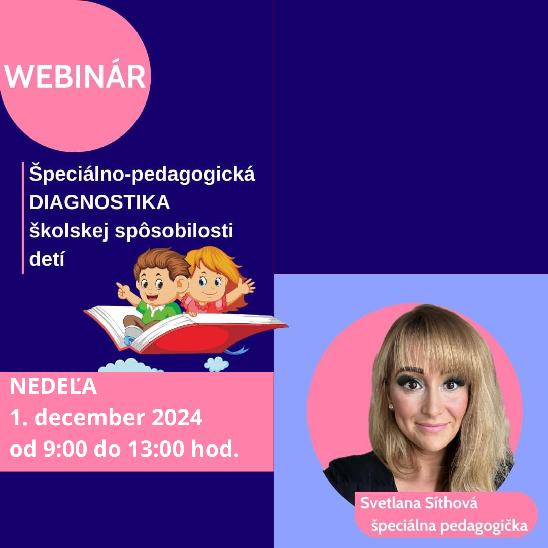 WEBINR : pecilno-pedagogick diagnostika kolskej spsobilosti det