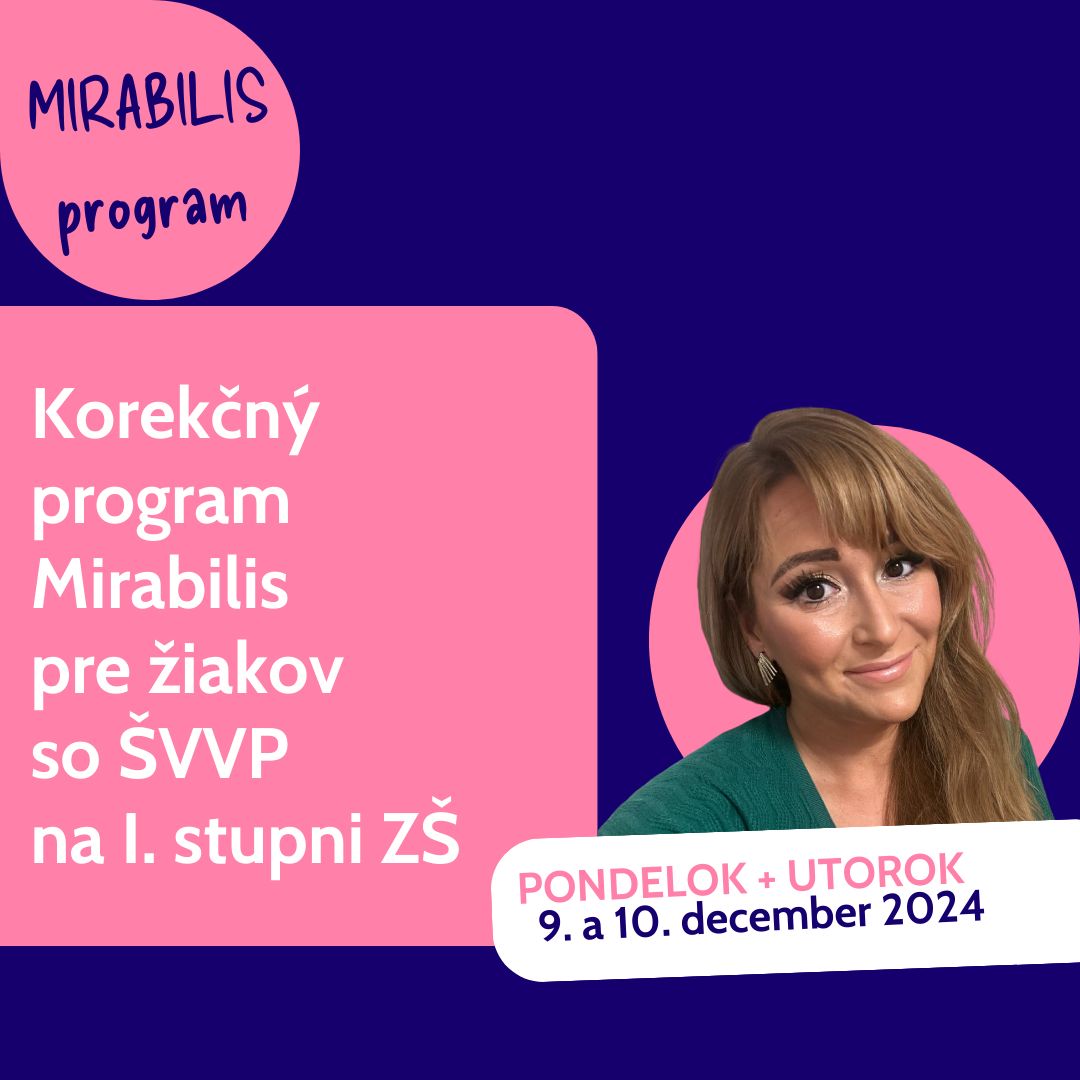 Korekn program Mirabilis pre iakov so VVP na I. stupni Z