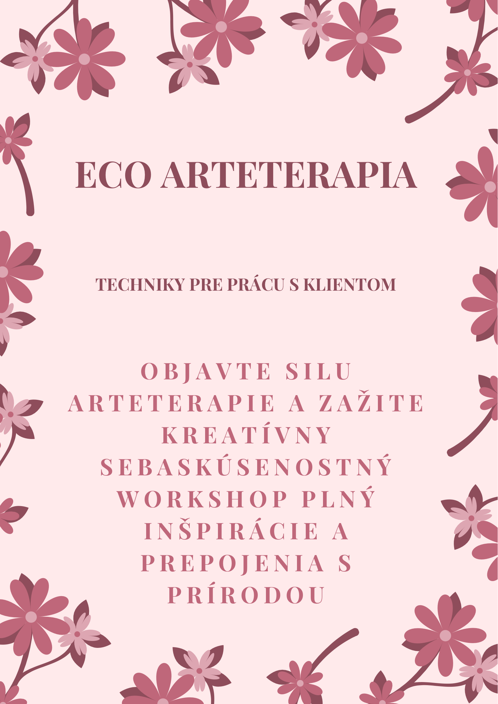 ECO ARTETERAPIA - techniky pre prcu s klientom